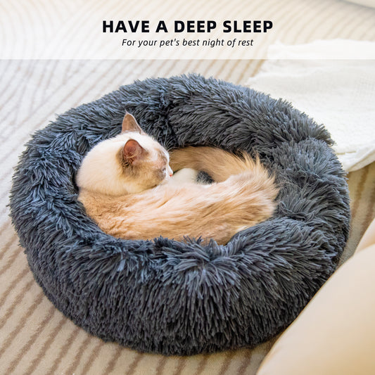 Round Plush Pet Nest