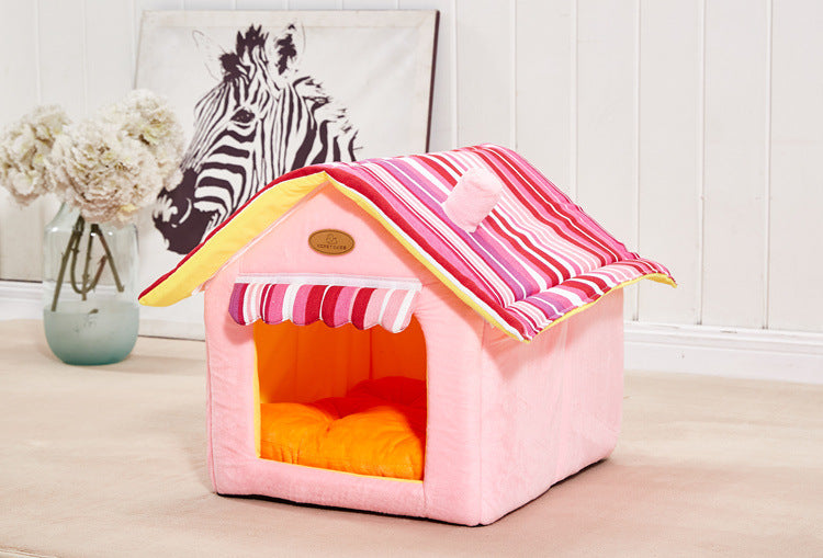 Removable Cover Mat pet House