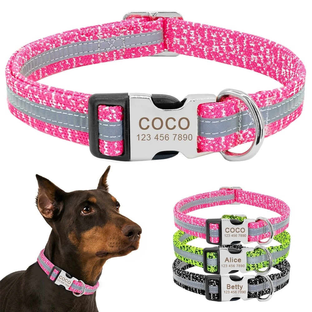 Nameplate ID Collars