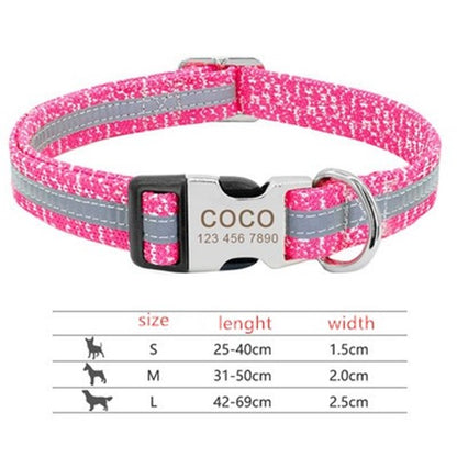 Nameplate ID Collars