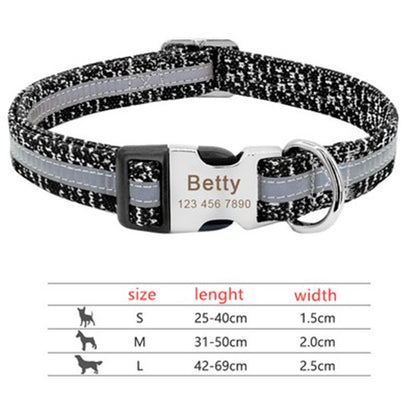 Nameplate ID Collars