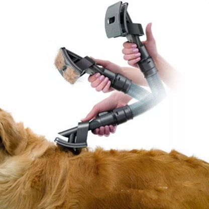 Pet Grooming Brush Tool Pet Vacuum Cleaner Brush Attachment